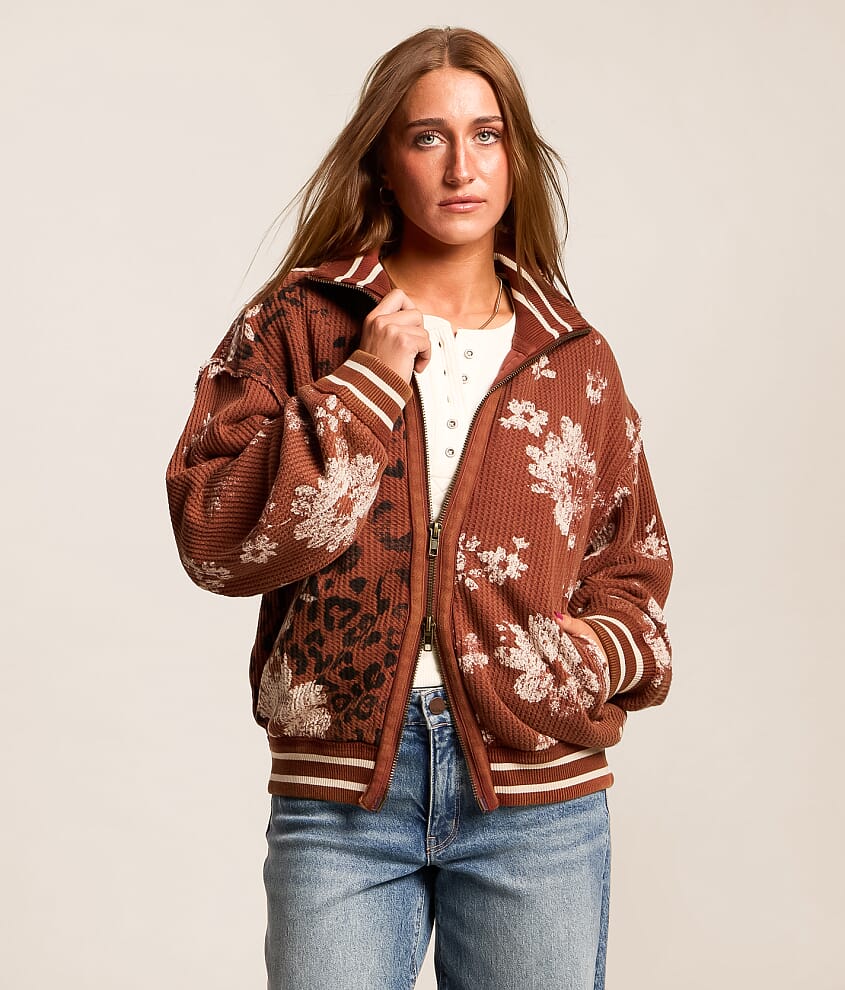 Print Mix Cardi Jacket