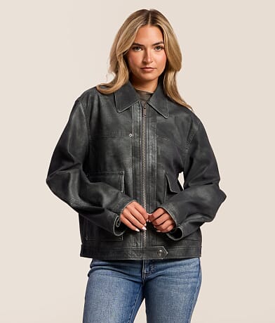 Blair Vegan Suede Jacket thumbnail 2