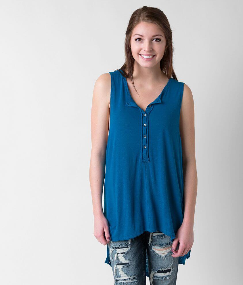 Free People Union Henley Tank Top front view