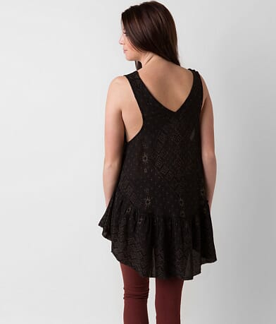 Free People Flowy Tunic Tank Top BACK
