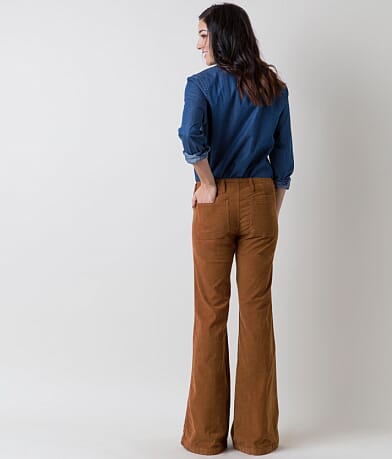 Free People Hip Hugger Flare Stretch Pant BACK