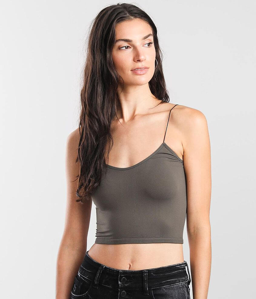 Free People Skinny Strap Bralette front view