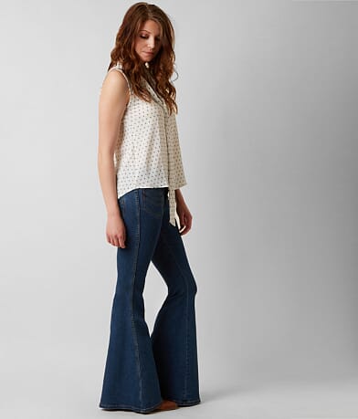 Free People High Rise Stella Flare Stretch Jean FULL_RIGHT_SIDE