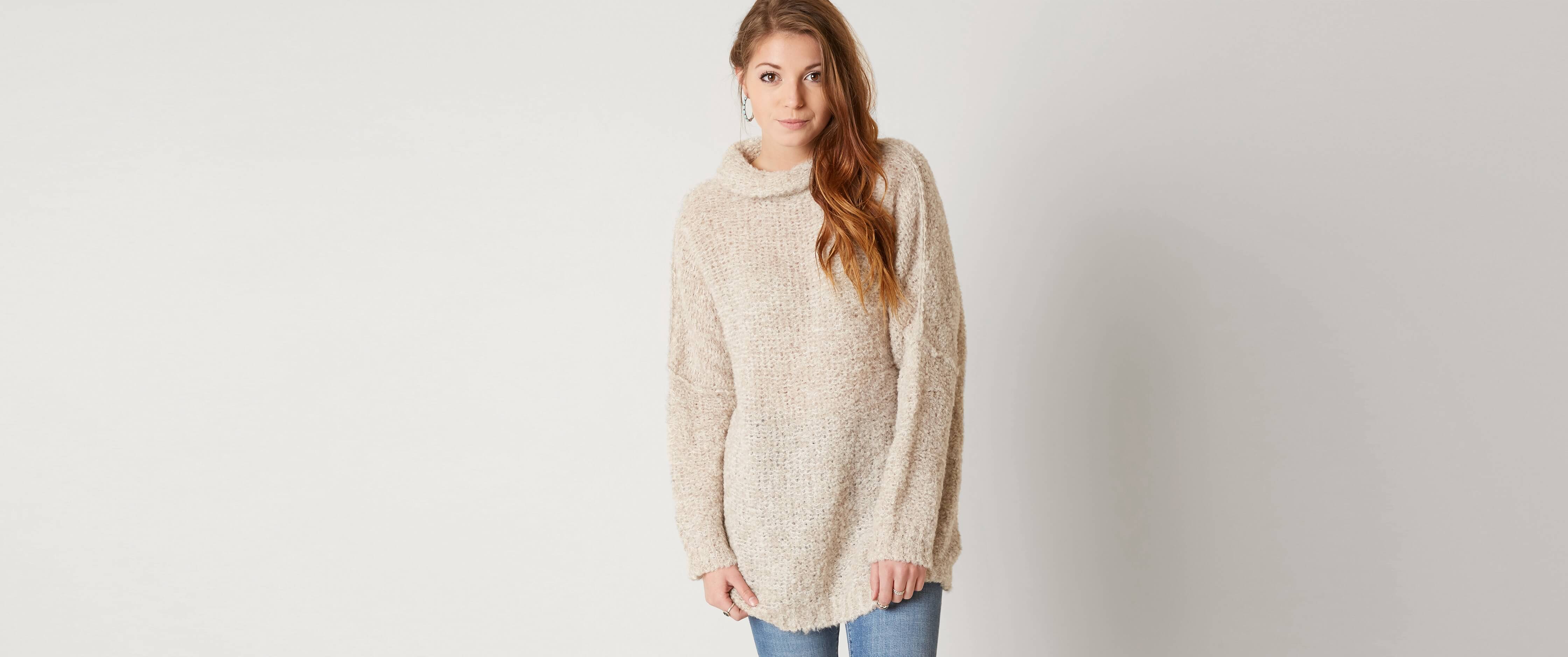 free people turtleneck tunic sweatshirt