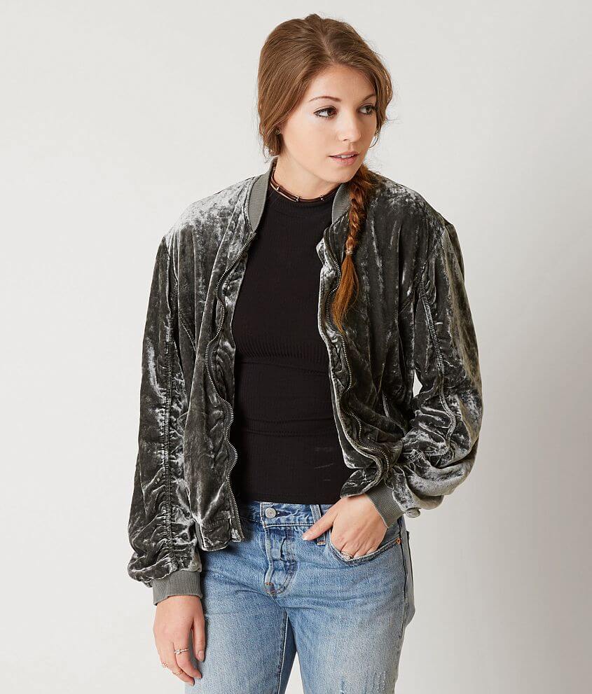 Free People Bomber Jacket front view
