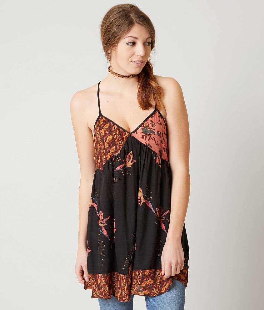 Free People All Mixed Up Tank Top front view