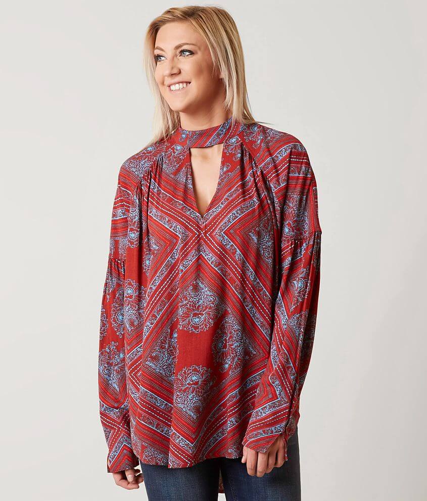 Free People Walking On A Dream Tunic Top front view