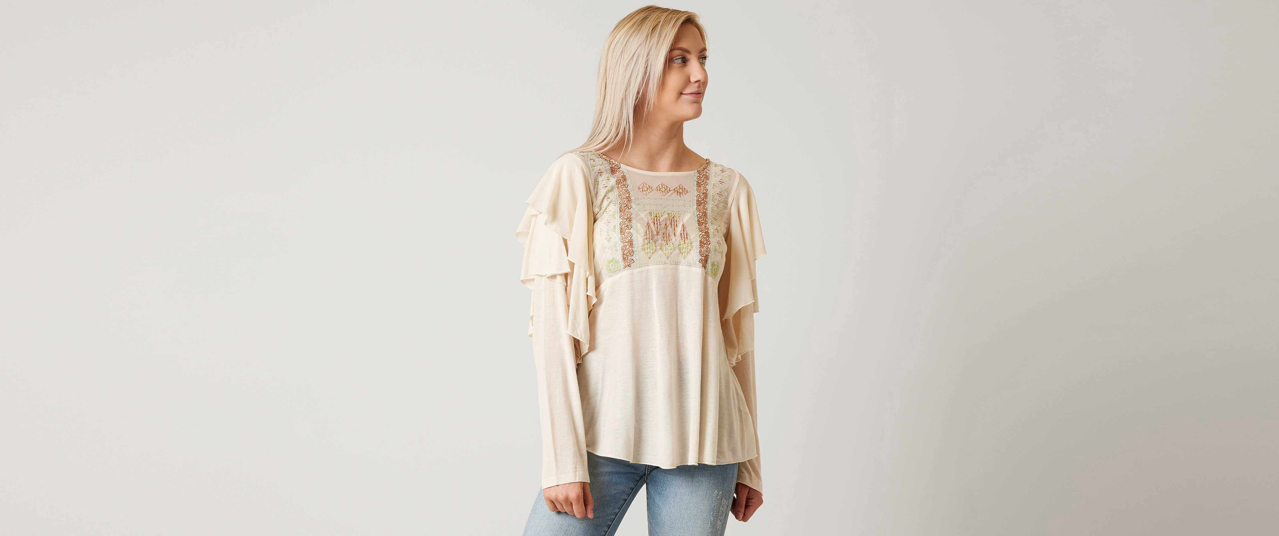 sachin and babi light blue dress Free People Embroidered Lace Maxi Dress In Dusty Blue Combo - 20% Off