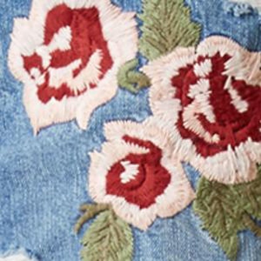 【最安値】AMERI　WILD ROSE CANVAS ART SKIRT　36 AMERI WILD ROSE CANVAS ART SKIRT