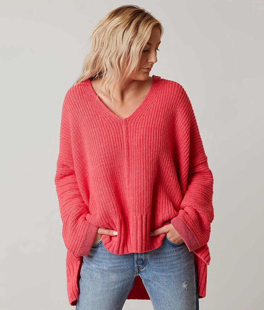 Free People Take Over Me Sweater front view