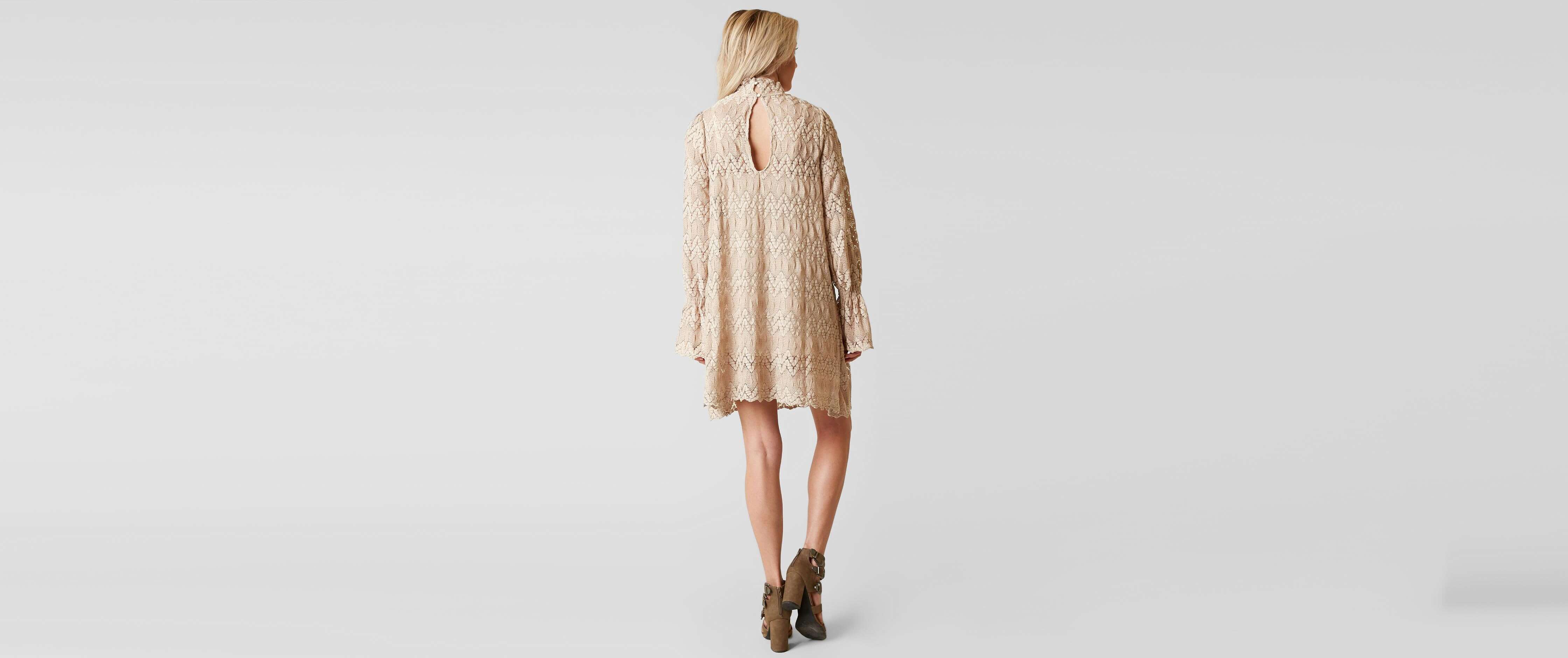 Free People Simone Mini Dress - Clothing in Neutral Combo | Buckle