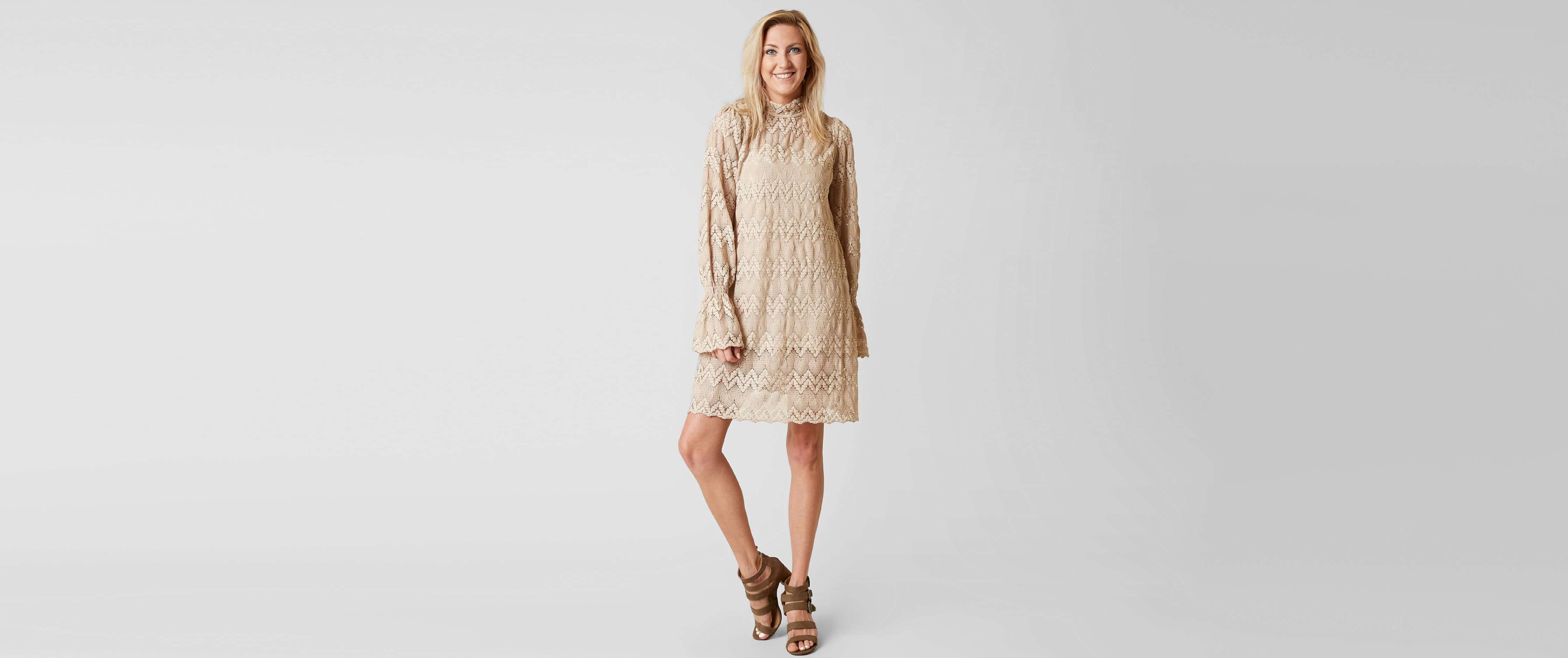 Free People Simone Mini Dress - Women's Dresses in Neutral Combo