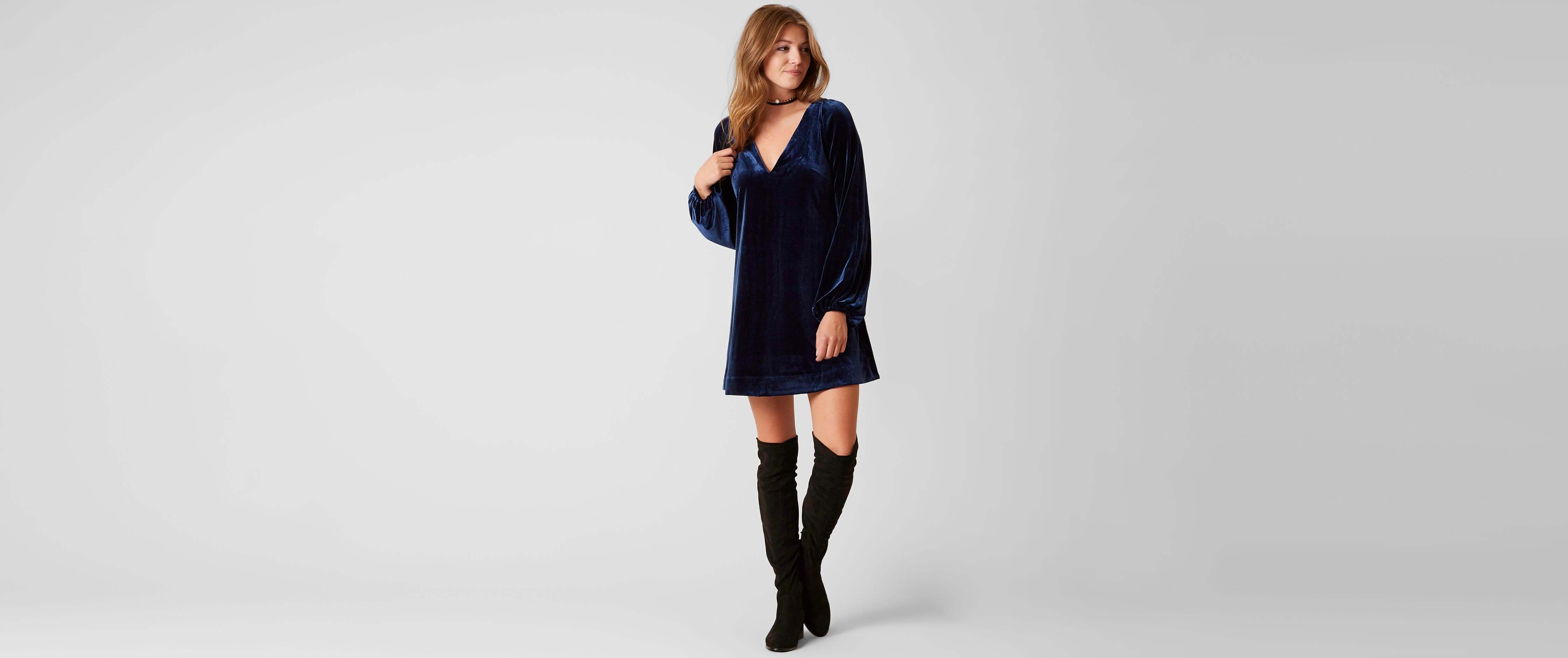 Free People Misha Mini Dress - Clothing in Midnight | Buckle