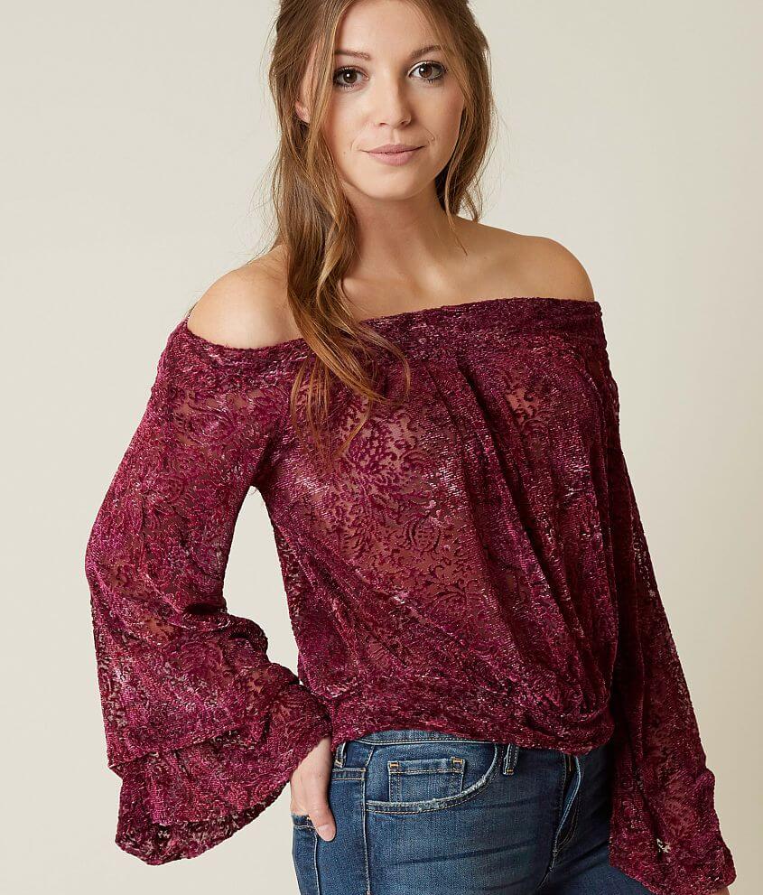 Free People Ginger Berry Top - Women's Shirts/Blouses in Wine | Buckle