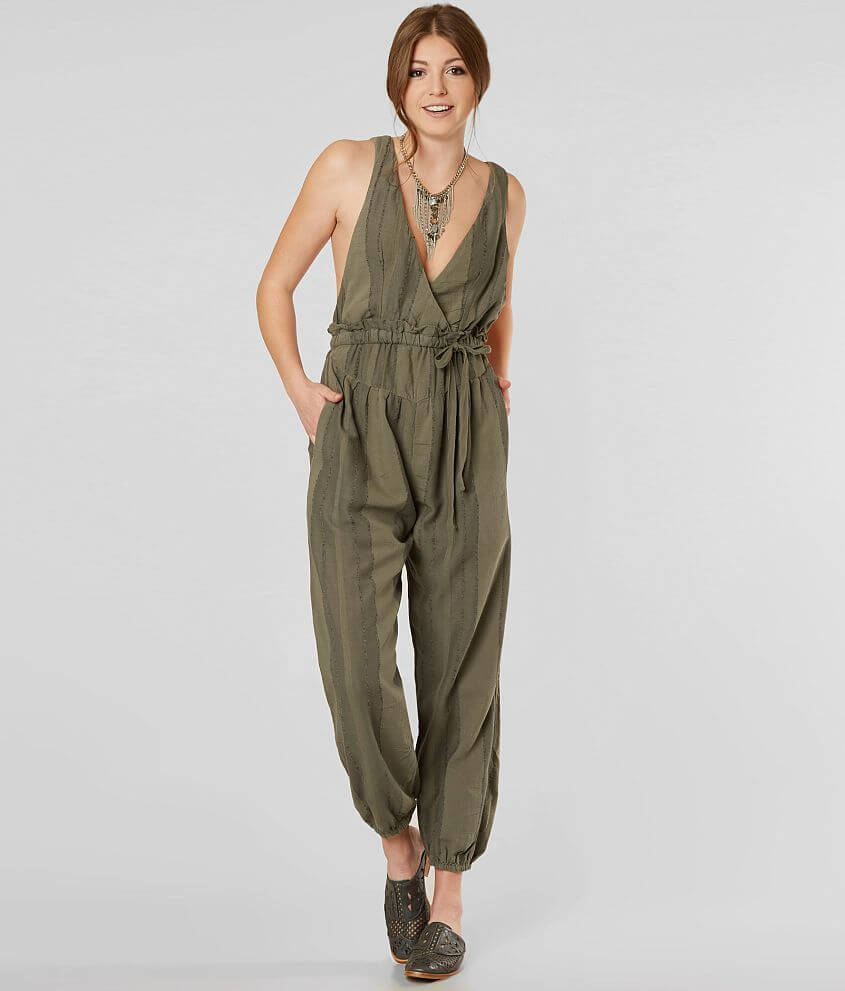 Free People All Natural Jumpsuit - Women's Rompers/Jumpsuits in Moss ...