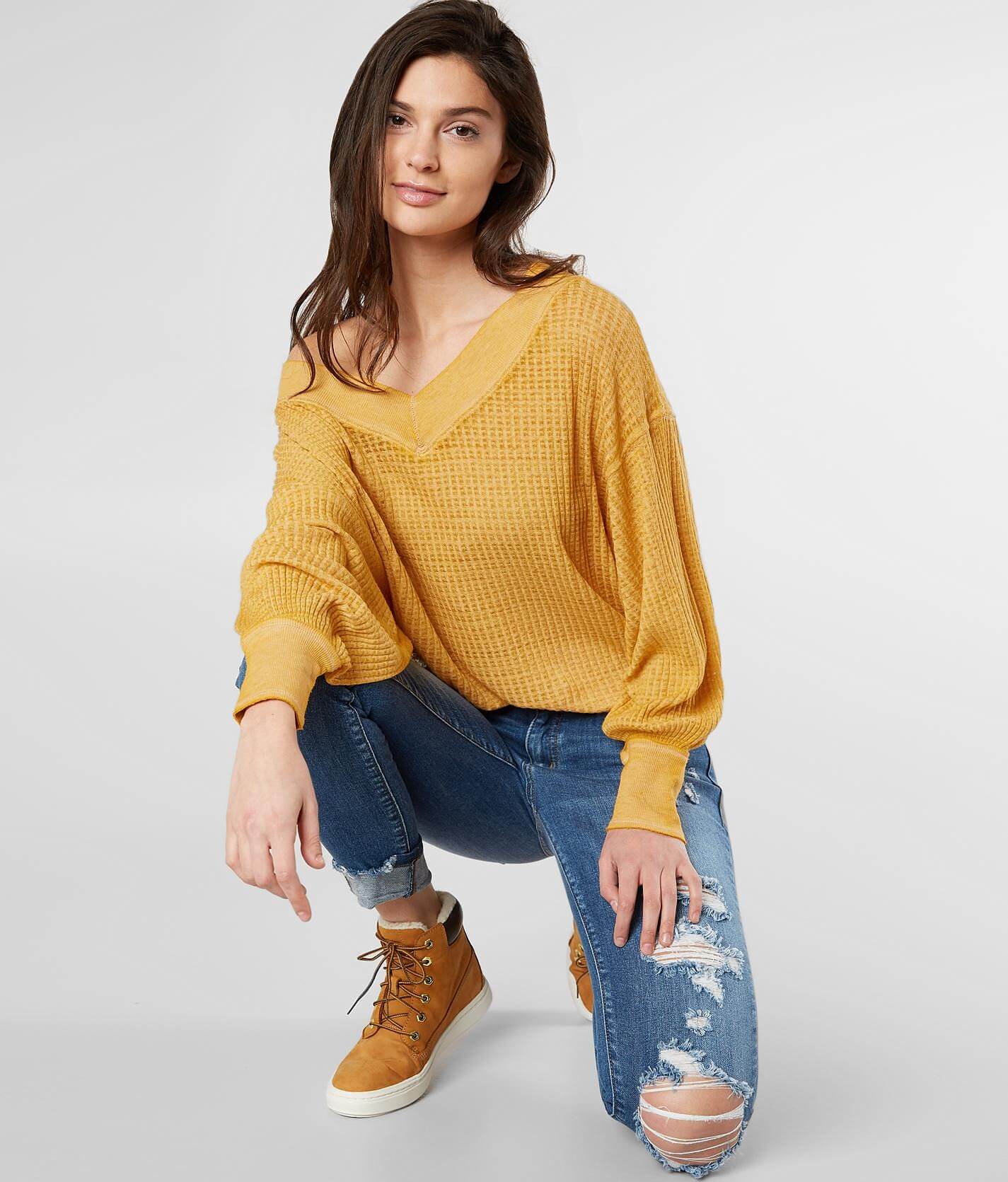 yellow thermal top