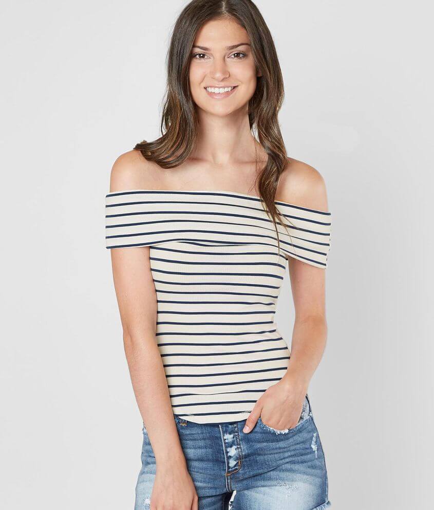 Free People Melbourne Off The Shoulder Top front view