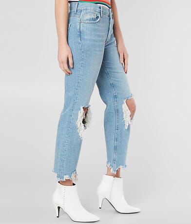 Free People Maggie Straight Jean full left side view