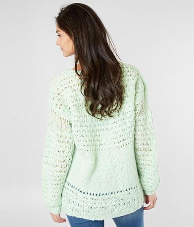 Free People Crashing Waves Sweater back view