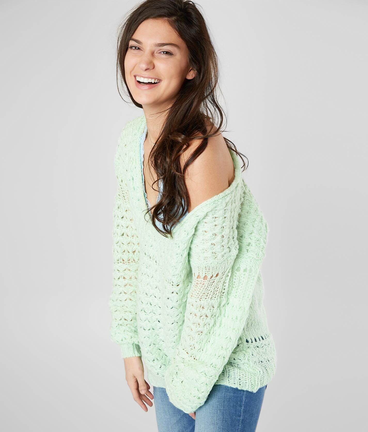 mint sweater