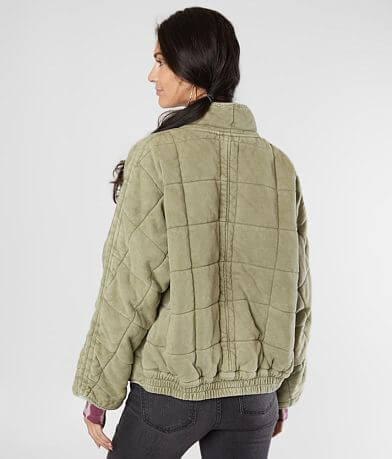 Free People Dolman Quilted Jacket BACK