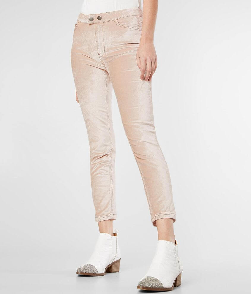 Free People Sweet Jane Velvet Skinny Stretch Pant - Women's Pants in  Champagne | Buckle