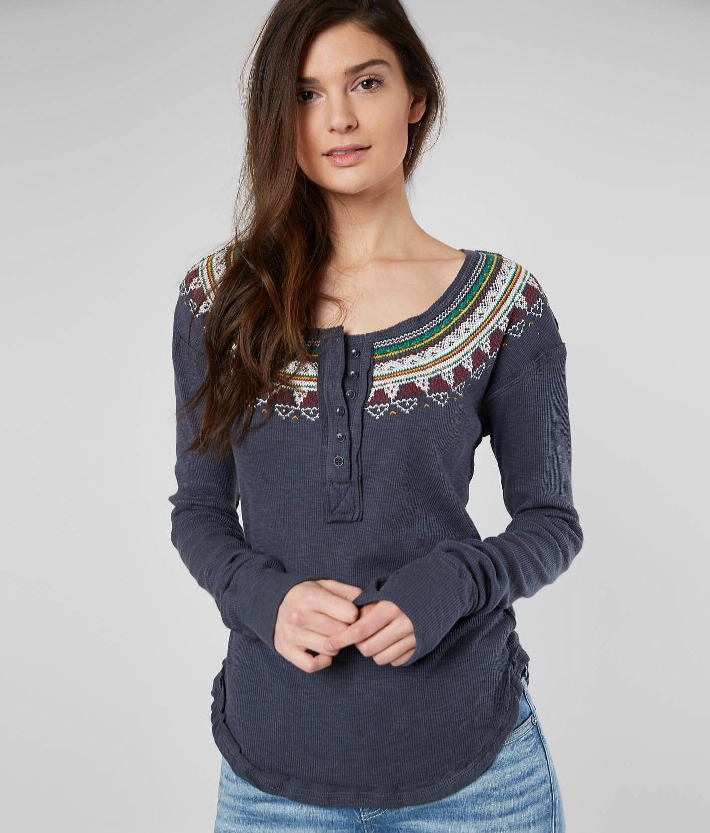 free people thermal henley