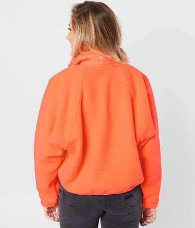 Free People Hit The Slopes Fleece Jacket back view