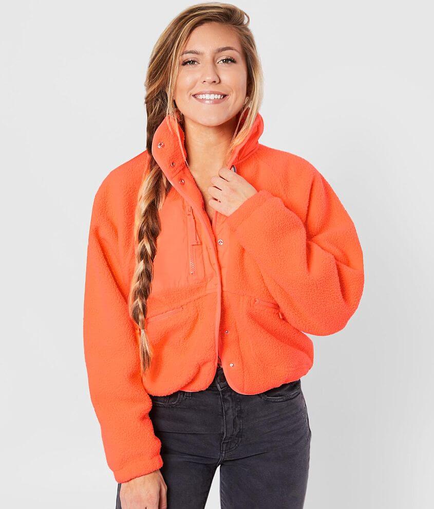Free People Hit The Slopes Fleece Jacket front view