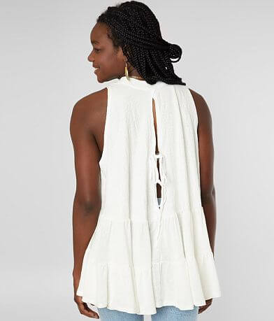 Free People Right On Time Tunic Tank Top back view