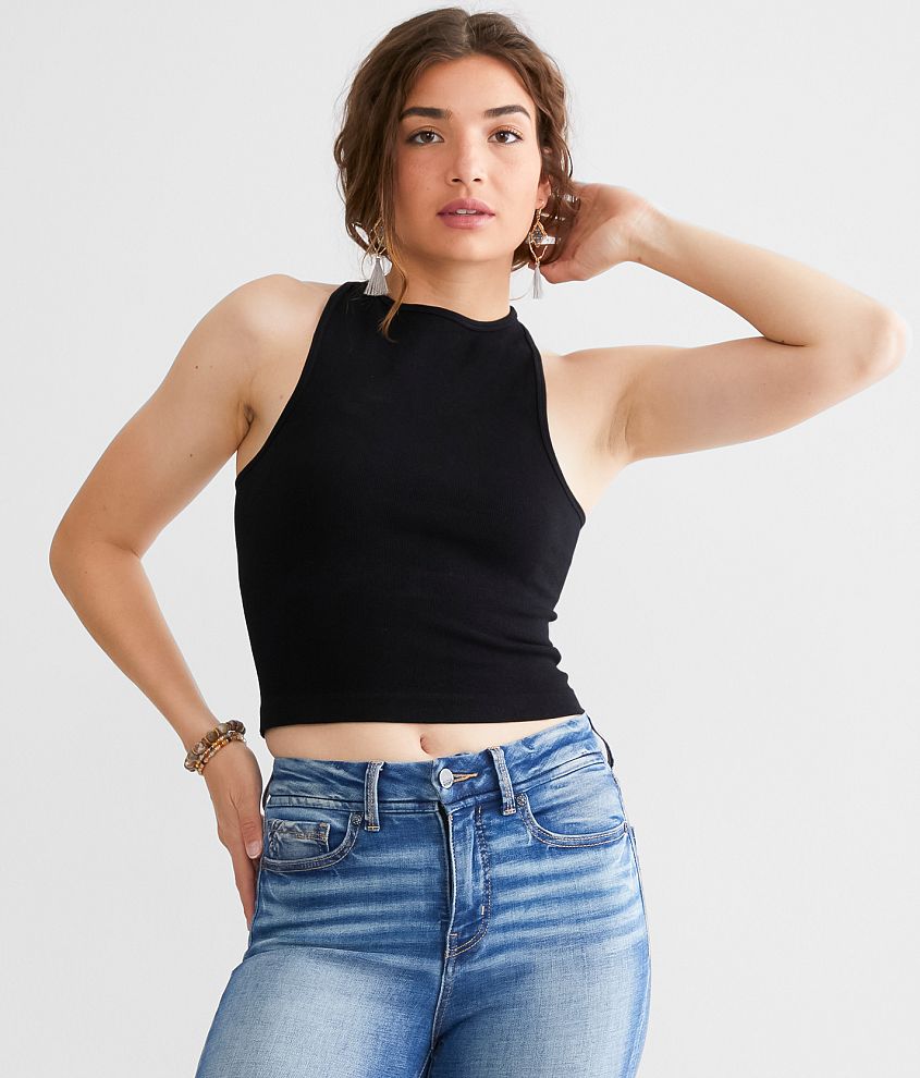 Free People Hayley Brami Tank Top - Women's Tank Tops in Black | Buckle