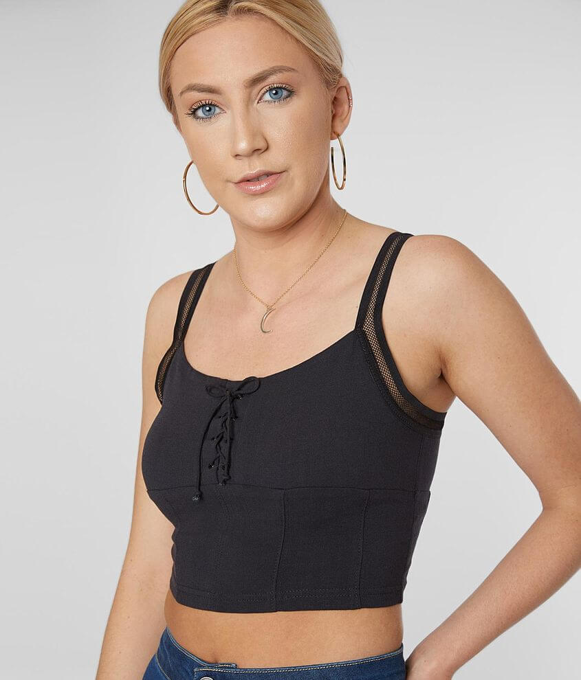 She's Fancy Cropped Brami Tank Top