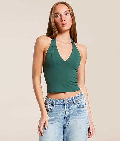 Free People Still There Halter Tank Top front view