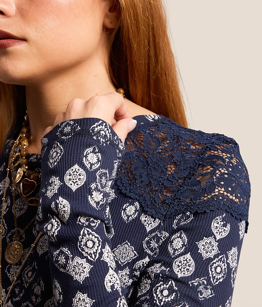 Made You Blush Lace Top