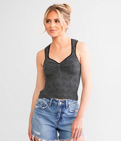 Free People Love Letter Tank Top front view