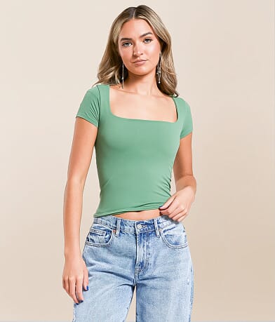 Free People Clean Lines Baby T-Shirt front view