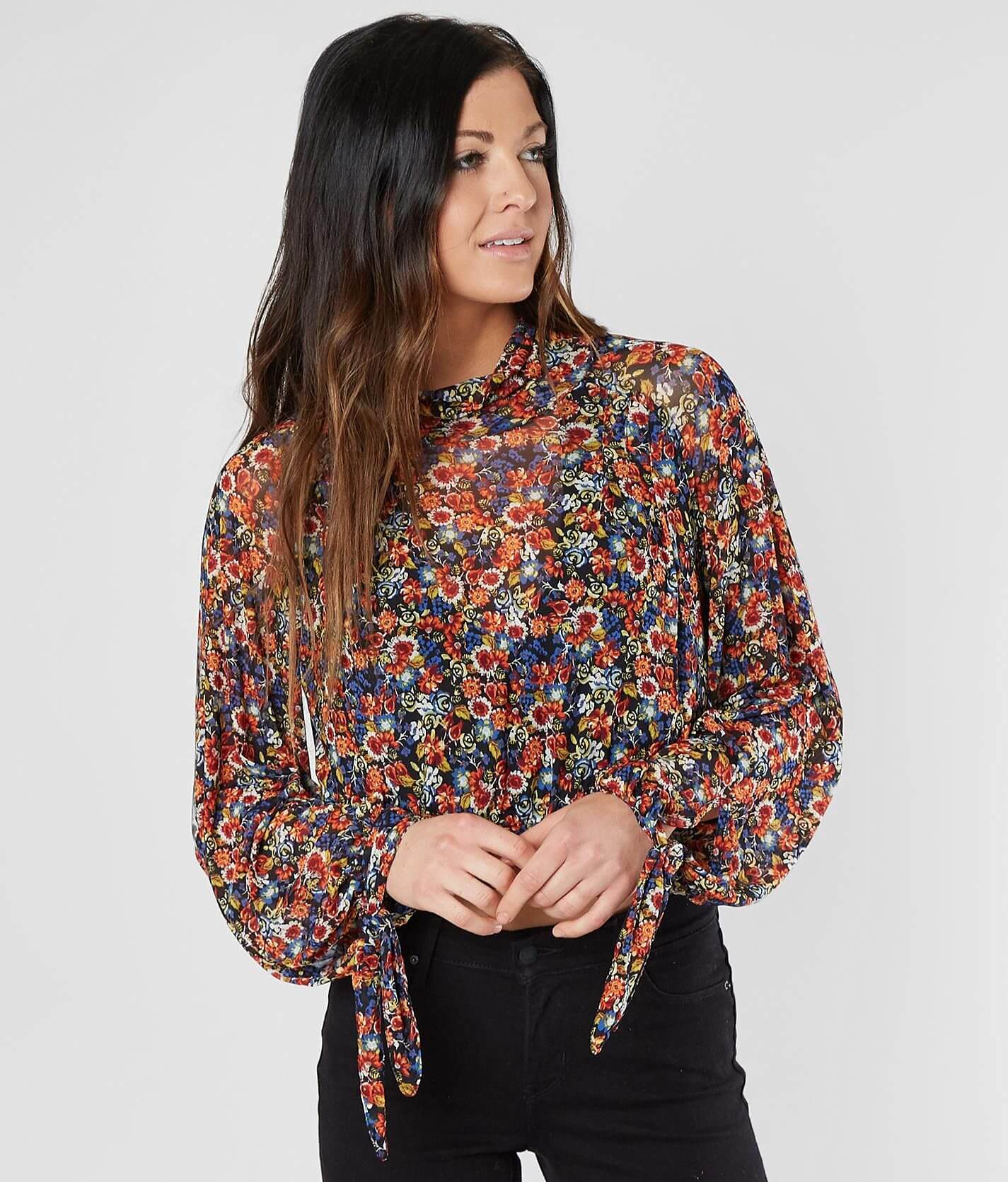 Free People All Dolled Up Cropped Top - Women's Shirts/Blouses in