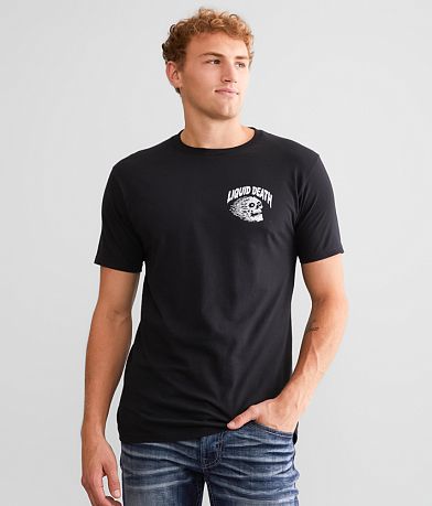 Liquid Death Instant Death T-Shirt full left side view