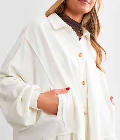 Free People Oversized Tunic Sweatshirt Shirt misc detail 1 view