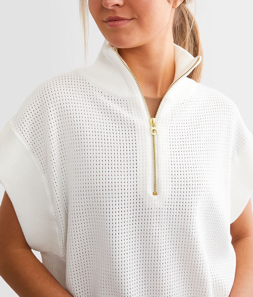 Fulton Half Zip Cropped Pullover