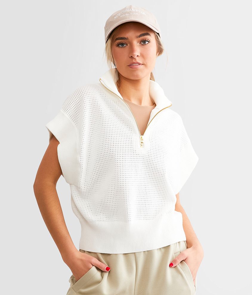 Fulton Half Zip Cropped Pullover