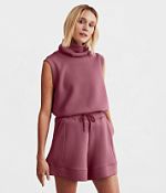 売れ筋商品|||ローク カットソー トップス レディース Wind Worn Tank Top - Women's Dusty Berry Girls' Smocked Ruffle-trim Tank Top In Paisley For Girls | J