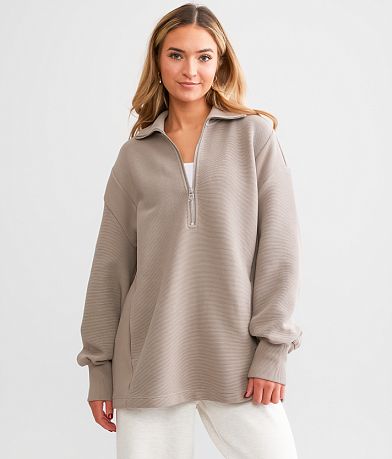Varley Fulham Longline Pullover front view