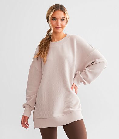 Varley Mae Boyfriend Oversized Sweat Pullover front view