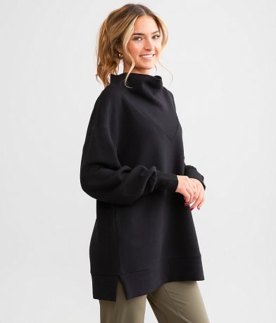 Varley Modena Longline Sweat Pullover front view