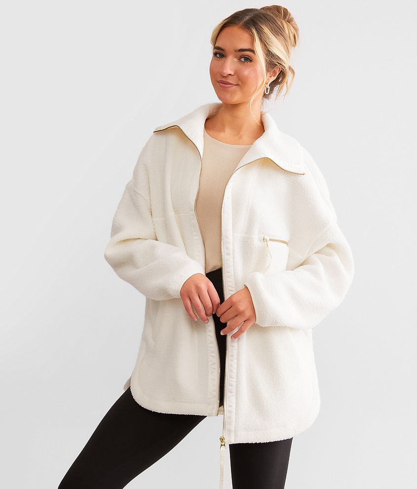 Varley Donely Fleece Jacket - Women's Coats/Jackets in Egret | Buckle