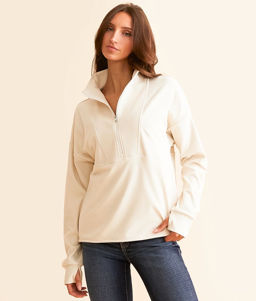 Varley Timberly Half Zip Pullover front view