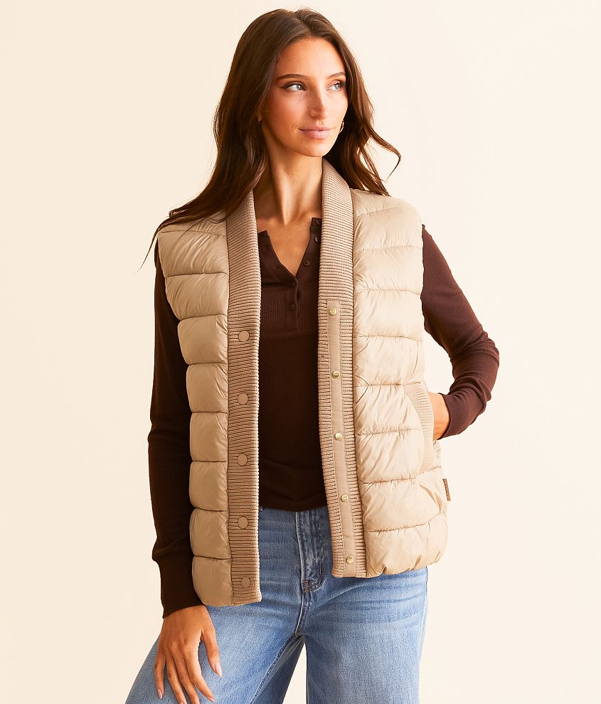 Varley Colwyn Combo Puffer Vest front view