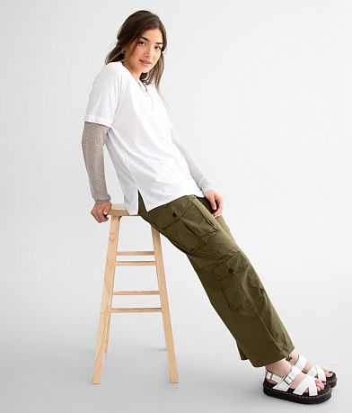 Gilded Intent Metallic Trim Oversized Top MISC_DETAIL_2