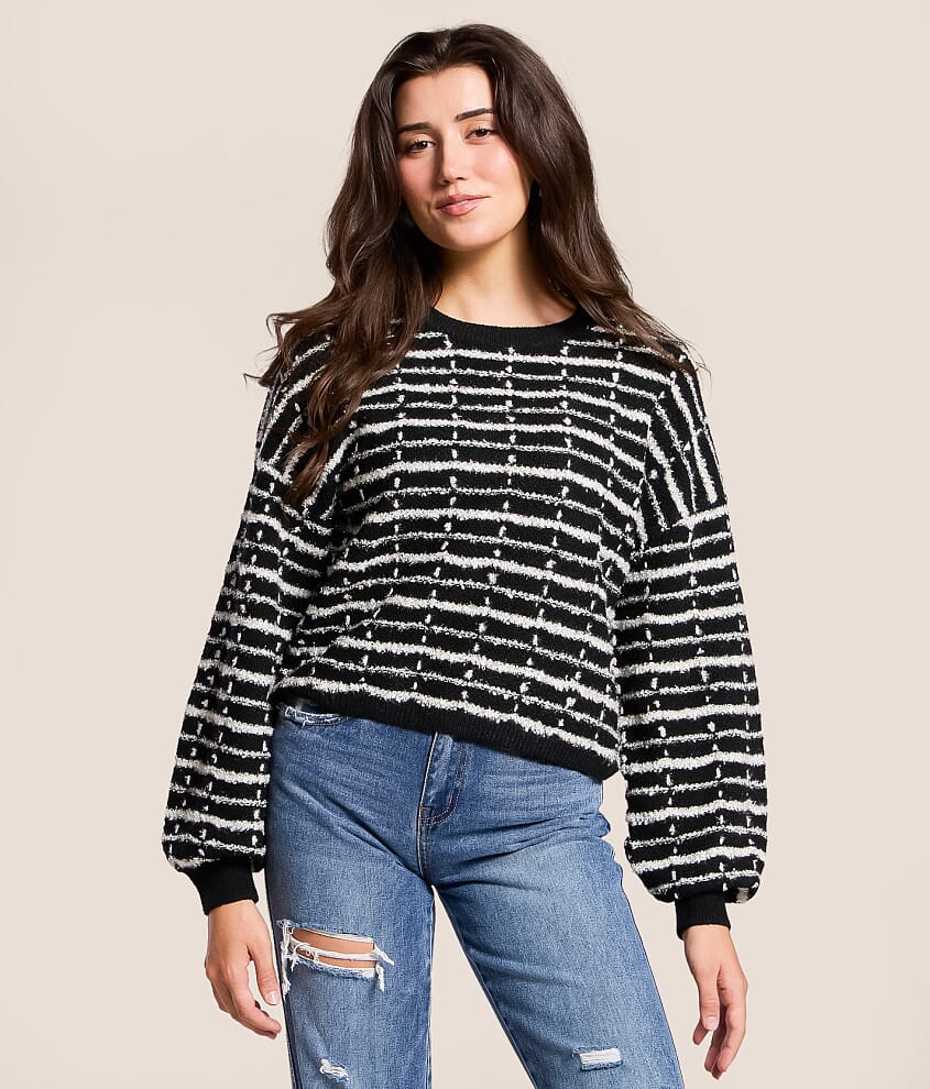 Lurex Striped Sweater